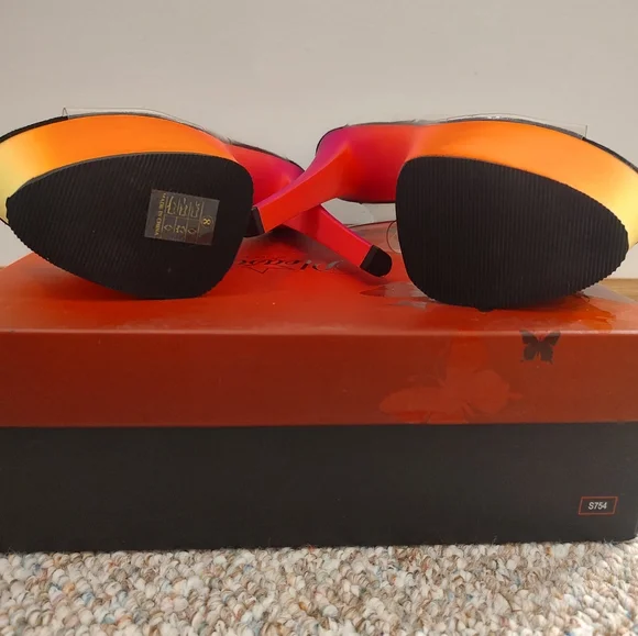 Pleaser Rainbow Heels - Picture 3 of 4